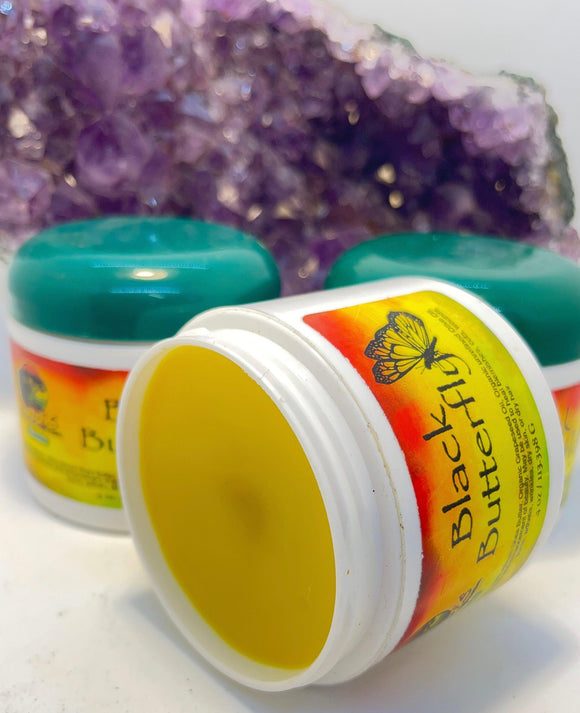 black butterfly scented unrefined shea butter