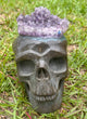 amethyst geode skull crystal