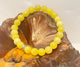 Yellow serpentine bracelet stretchy