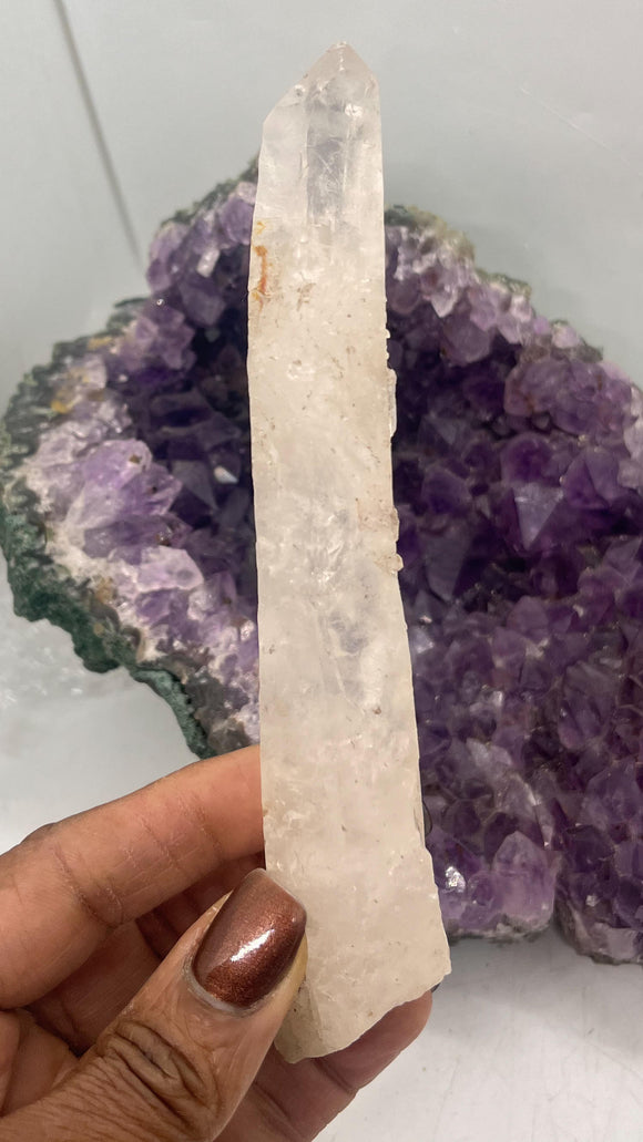 142 grams lemurian seed crystal from brazil 142