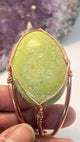 Green Opal Wirewrapped Copper Bracelet - Infinite Treasures, LLC