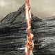 Moroccan Selenite Vogel  Crystal Copper Ankh Pendant - Infinite Treasures, LLC
