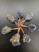 Azurite Crystal Wirewrapped Copper Pendant - Infinite Treasures, LLC
