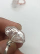 Herkimer Diamond on Sterling Silver Handmade bead ring - Infinite Treasures, LLC