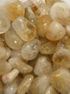 Brazilian Citrine .5-1-inch polished Trumble Stones Crystal 3 Stones - Infinite Treasures, LLC