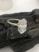 Herkimer Diamond on Sterling Silver Handmade bead ring by Infinite Treasures,LLC - Infinite Treasures, LLC