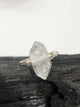 Herkimer Diamond on Sterling Silver Handmade bead ring by Infinite Treasures,LLC - Infinite Treasures, LLC