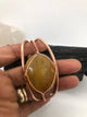 Golden Healer Quartz Crystal Copper Bracelet Wire wrapped Handmade - Infinite Treasures, LLC