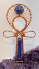 Lapis Lazuli Handheld Ankh - Infinite Treasures, LLC