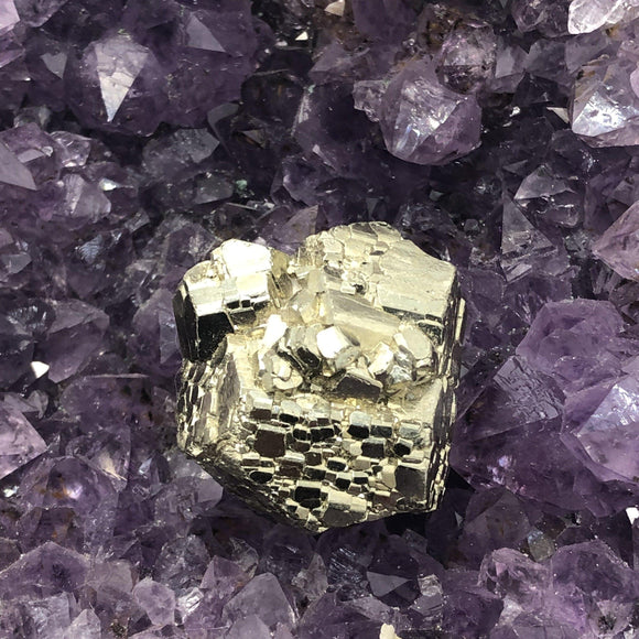 Pyrite Dodechahedron - Infinite Treasures, LLC