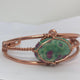 Ruby Zoisite Crystal Copper Bracelet Wire wrapped Handmade - Infinite Treasures, LLC