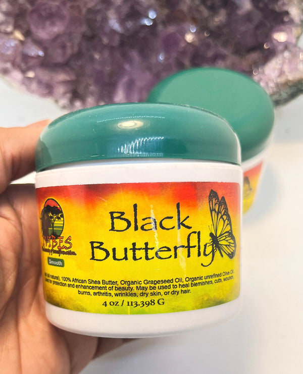 Black Butterfly or Almond Unrefined Shea Butter - Infinite Treasures, LLC