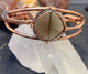 Smoky Quartz Crystal Copper Bracelet Wire wrapped Handmade - Infinite Treasures, LLC